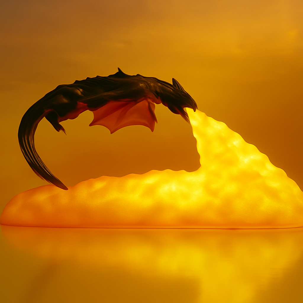 Lampe “Souffle du Dragon” – Atmosphère unique