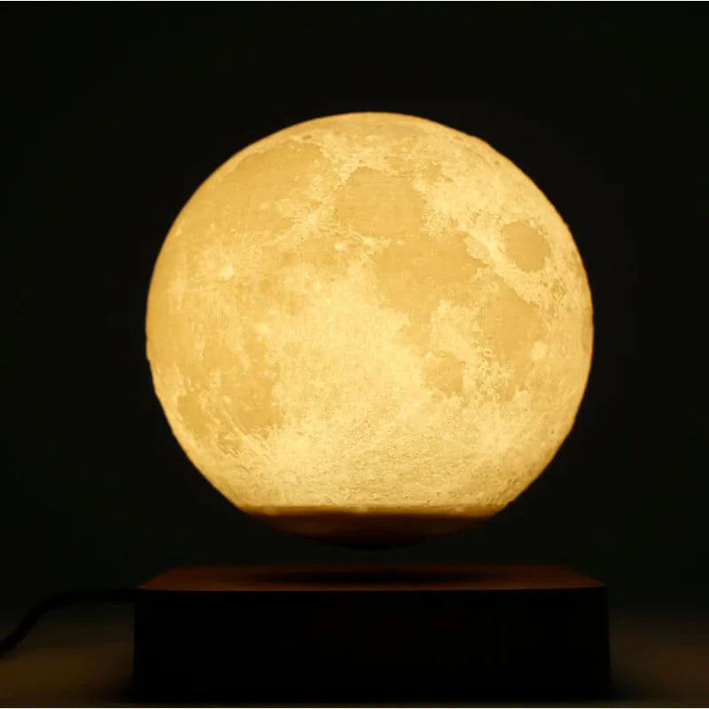 Lampe Lune 3D Lévitation Magnétique – LED flottante