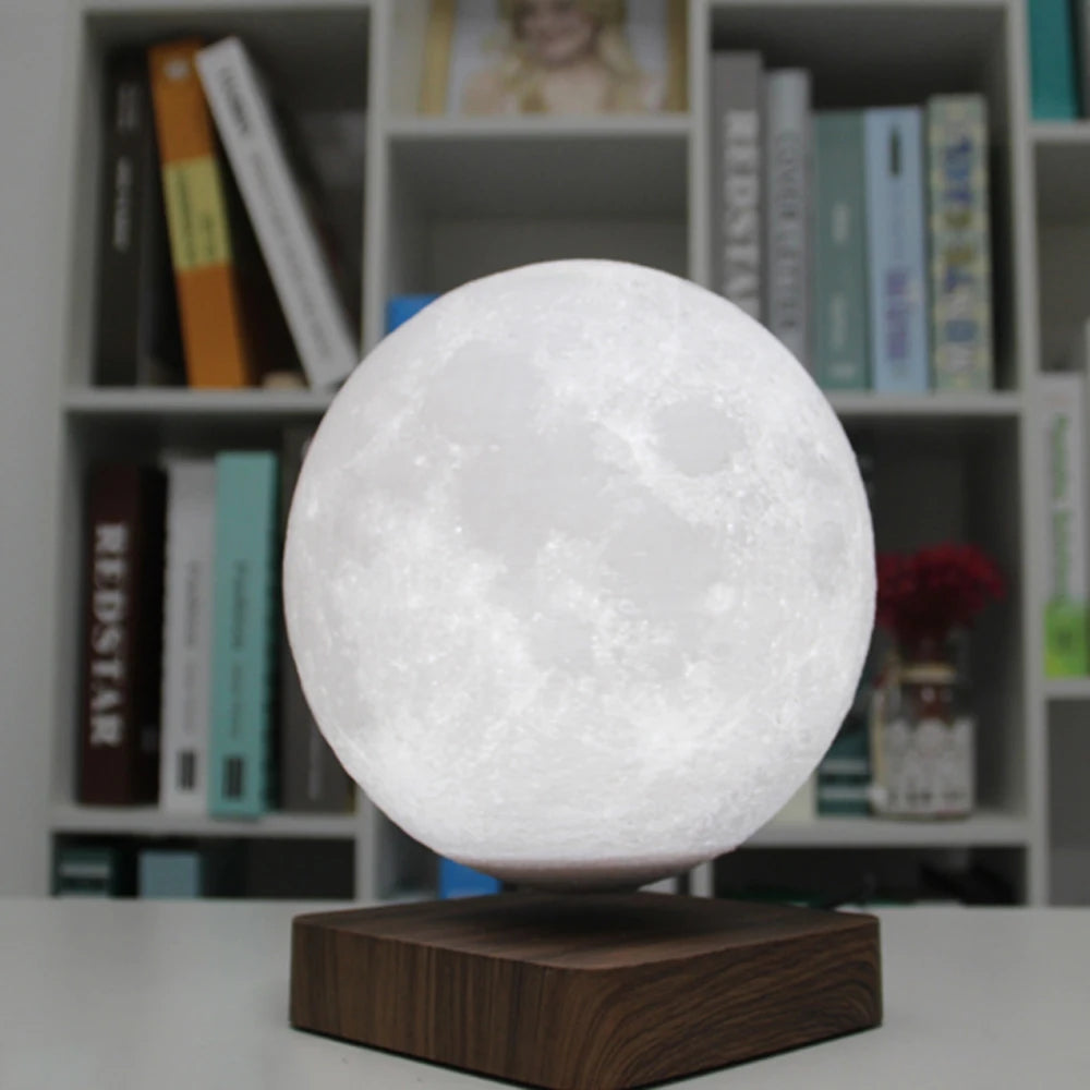 Lampe Lune 3D Lévitation Magnétique – LED flottante