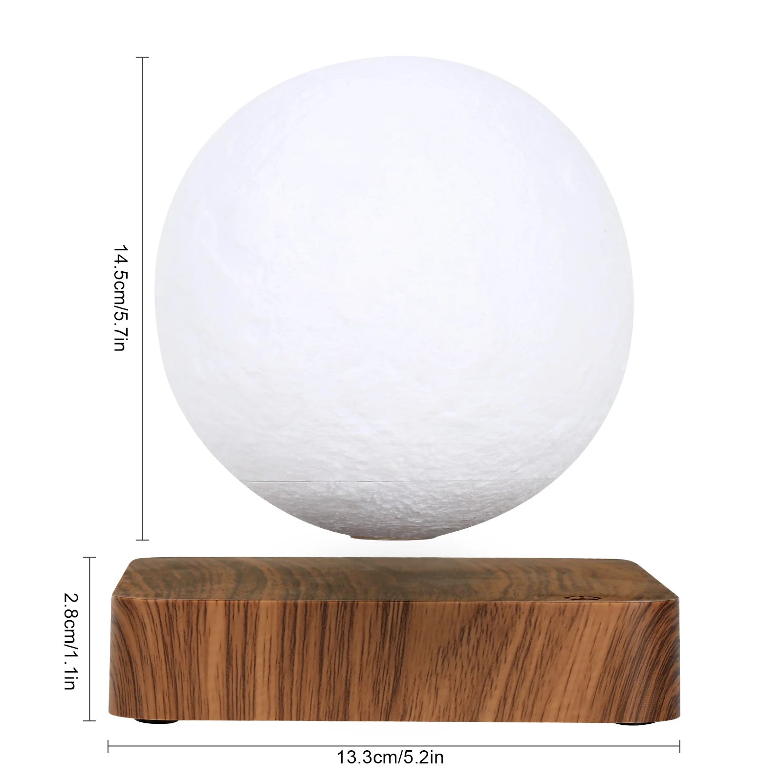Lampe Lune 3D Lévitation Magnétique – LED flottante