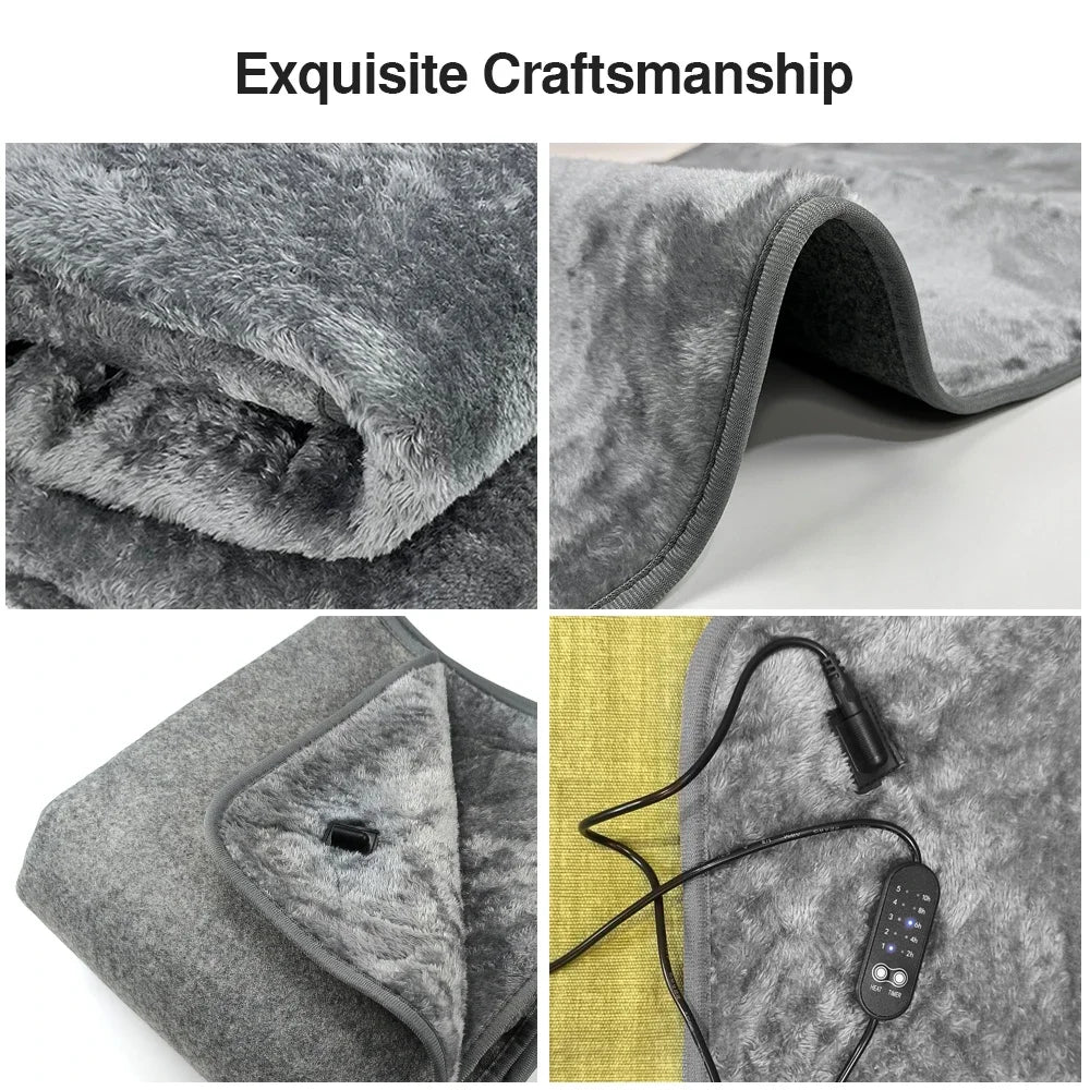 Couverture Chauffante USB – Douce, portable & sécurisée