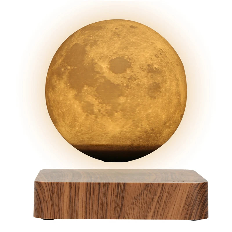 Lampe Lune 3D Lévitation Magnétique – LED flottante