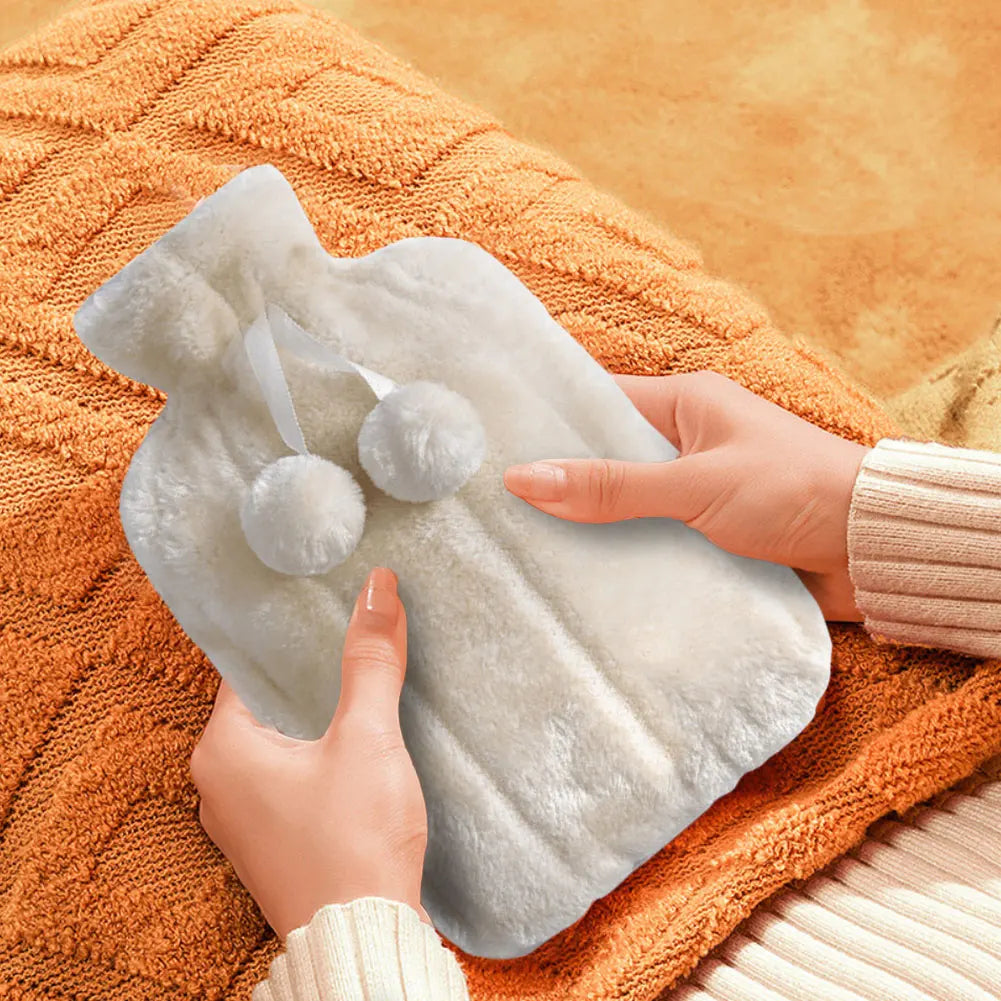 Bouillotte Douce en Fourrure – Chaleur & Confort