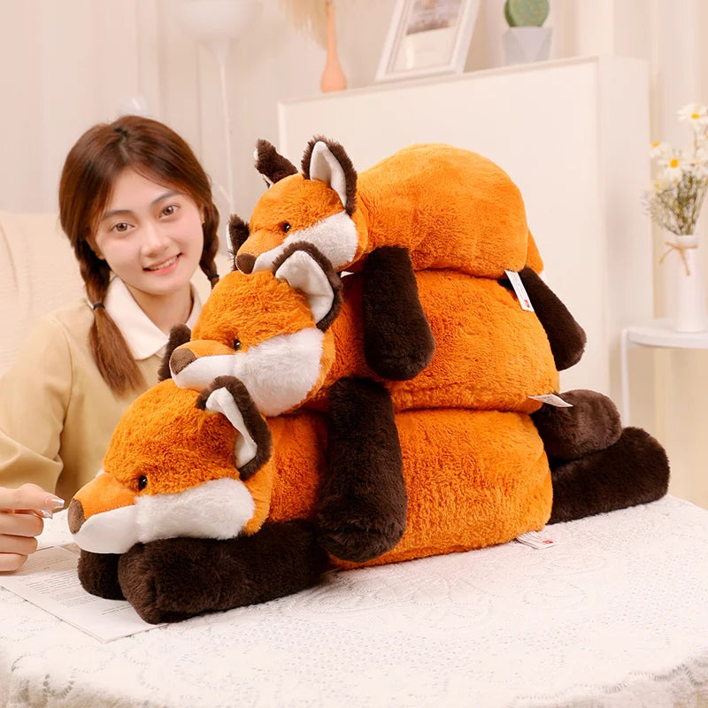 Peluche XXL – Renard / Raton / Paresseux / Crocodile