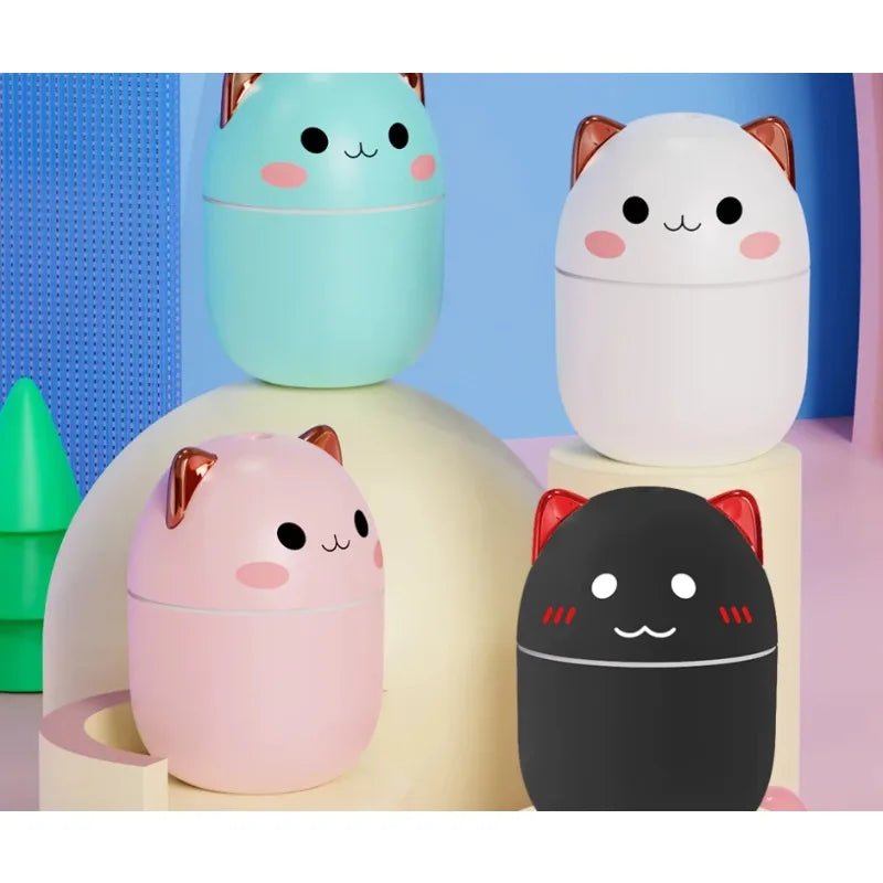 Humidificateur d’air “Chaton” – Diffuseur & Purificateur