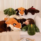 Peluche XXL – Renard / Raton / Paresseux / Crocodile