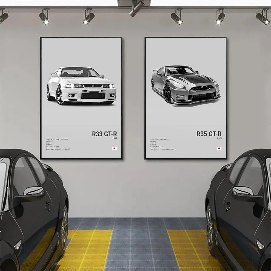 Tableau décoratif – Voitures de collection