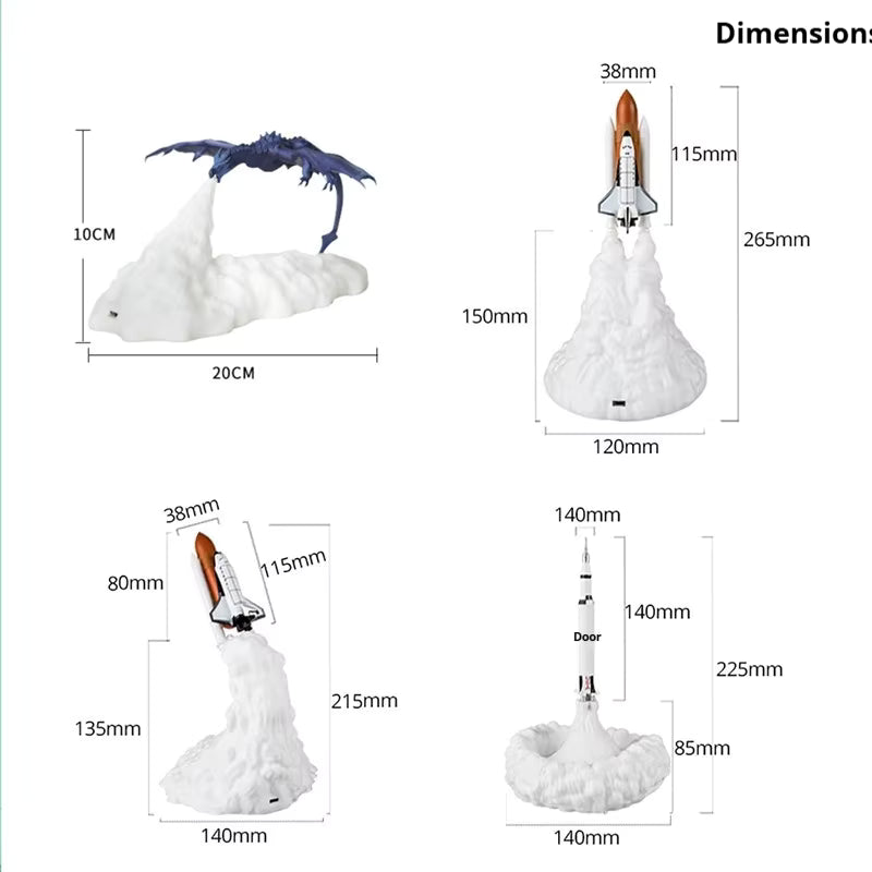 Lampe “Souffle du Dragon” – Atmosphère unique