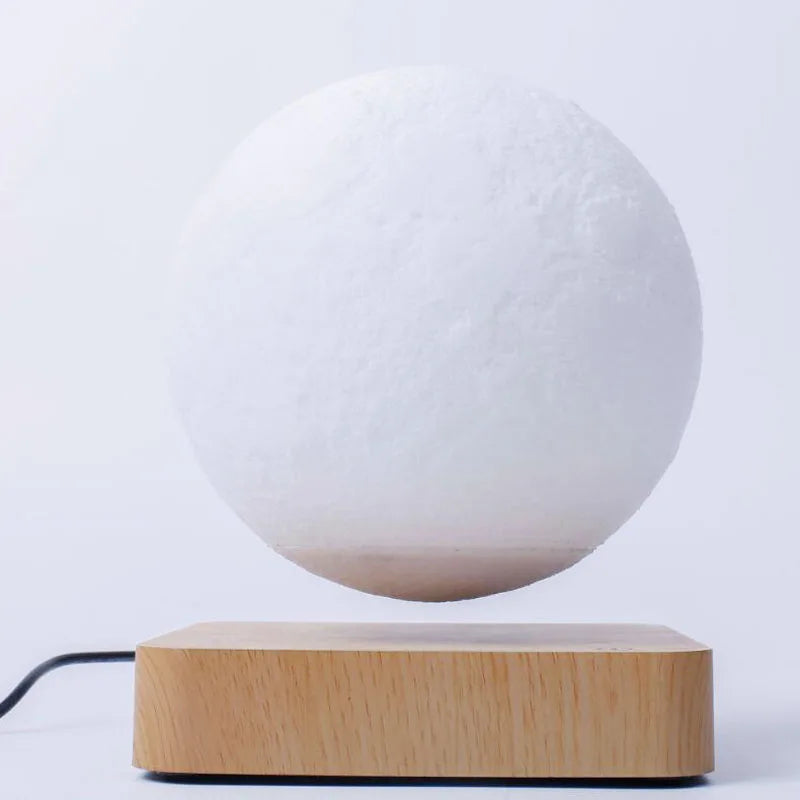 Lampe Lune 3D Lévitation Magnétique – LED flottante